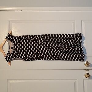 Nine West Sleeveless Fit & Flare Bow Tie Party Dress